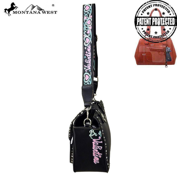 Montana West "Be My Valentine"Concealed Carry Tote - Picture 2 of 8